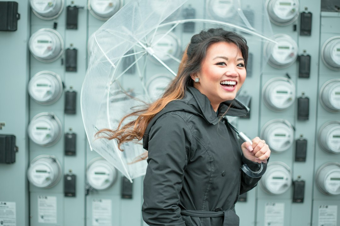 Portrait of a woman broadcast engineer smiling