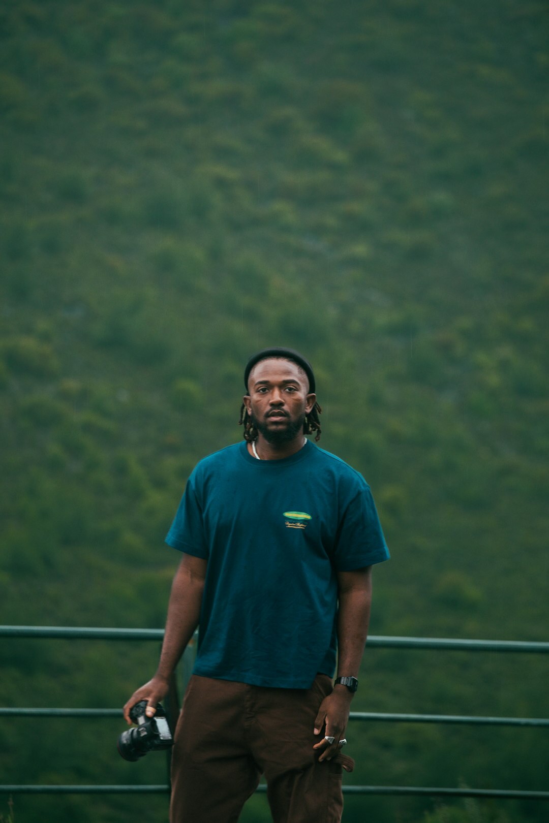 Portrait of a man camera operator smiling