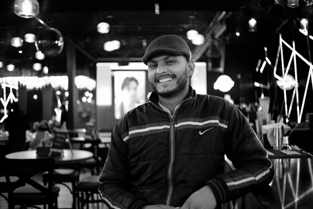 Portrait of a man technical director smiling
